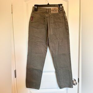 Y2K Union-bay boyfriend or straight leg high rise Olive Green Jeans